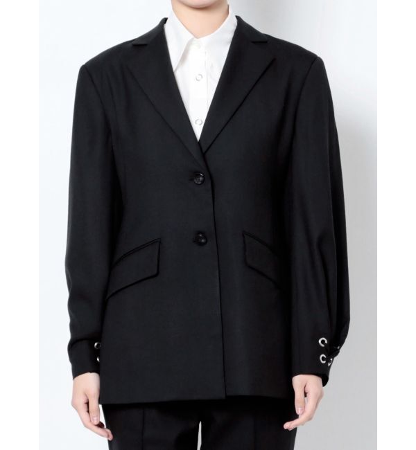 ELENDEEK「LACE UP SLEEVE JK」|テーラードジャケット|