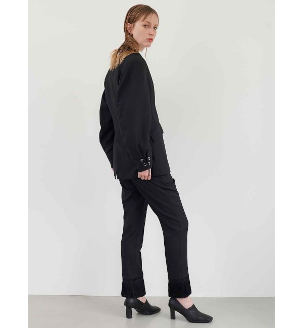 ELENDEEK「LACE UP SLEEVE JK」|テーラードジャケット|