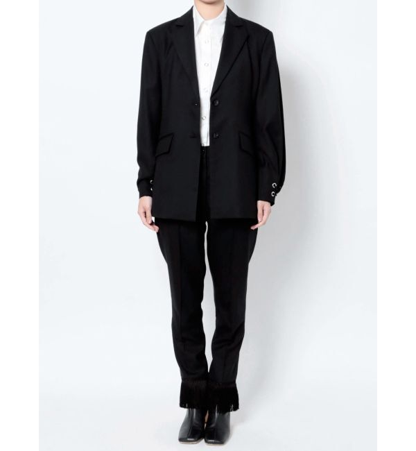 ELENDEEK「LACE UP SLEEVE JK」|テーラードジャケット|