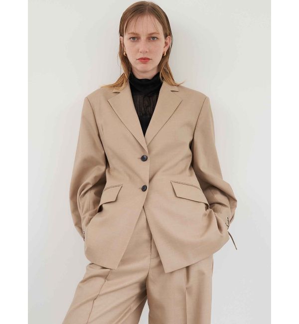 ELENDEEK「LACE UP SLEEVE JK」|テーラードジャケット|