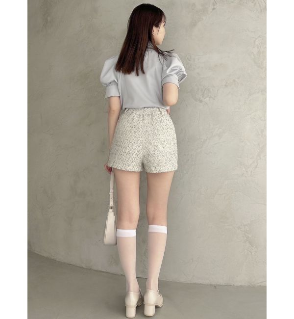 dazzlin「【SETUP】コンパクトツイードショートパンツ※セットアップ対応」|その他|