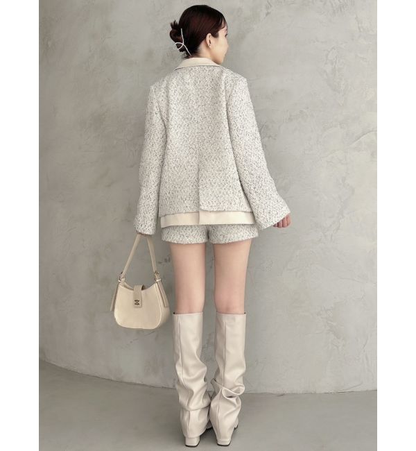 dazzlin「【SETUP】コンパクトツイードショートパンツ※セットアップ対応」|その他|