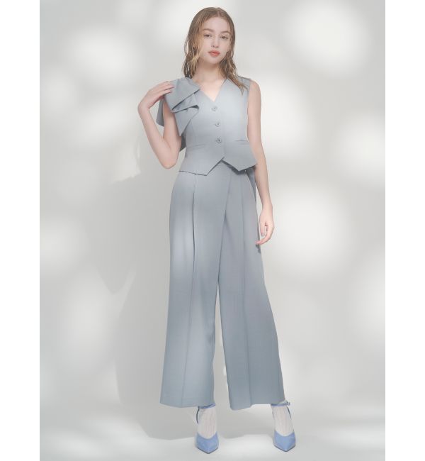 dazzlin「【セットアップ対応】アシメウエストセミウエストパンツ」|その他|グレー