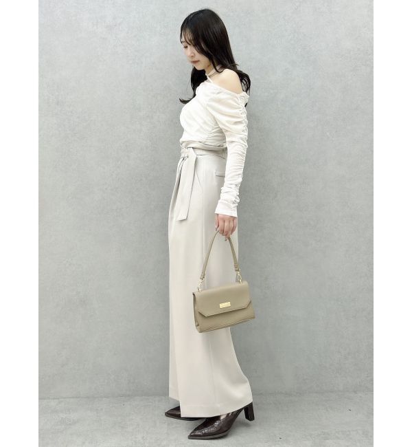 dazzlin「【セットアップ対応】アシメウエストセミウエストパンツ」|その他|