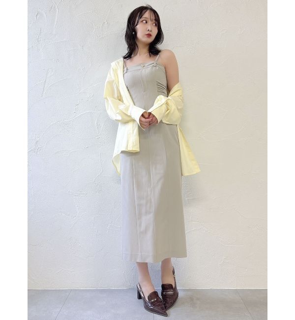 dazzlin「スラックスディテールバルーンワンピース」|ワンピース|