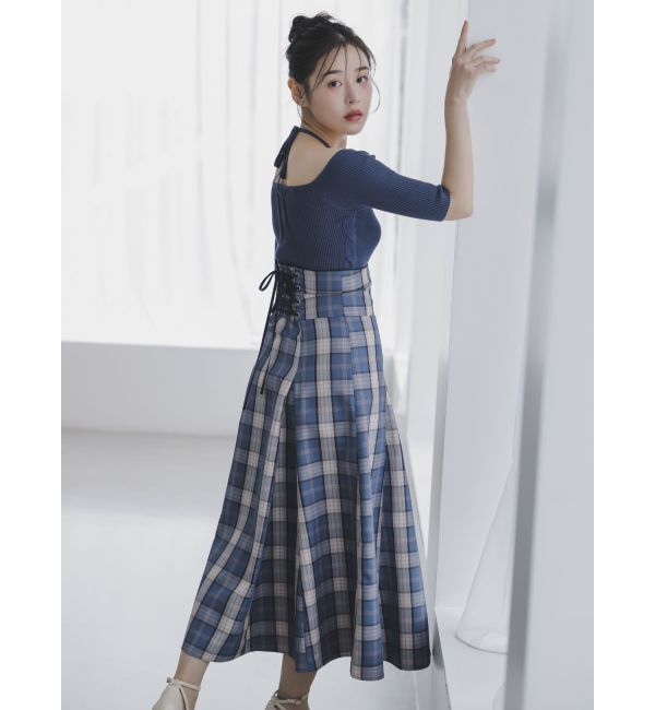 dazzlin「アソートコルセットフレアスカート」|スカート|