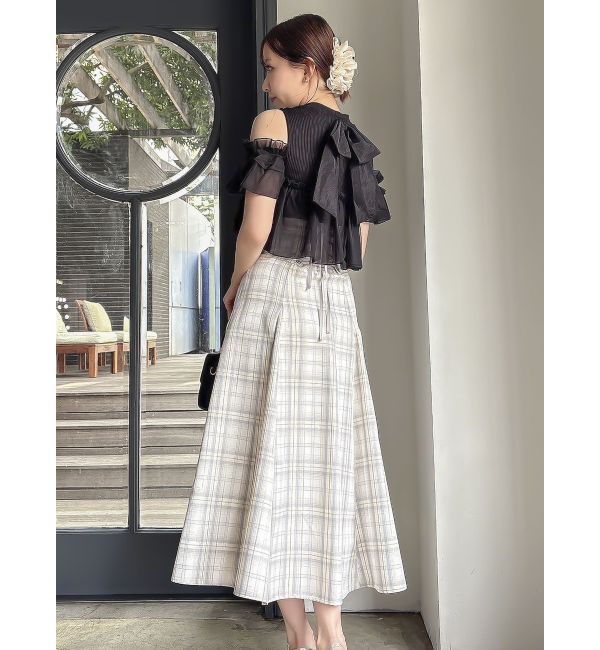 dazzlin「アソートコルセットフレアスカート」|スカート|