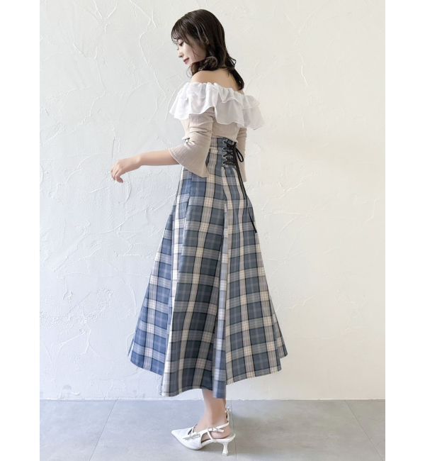 dazzlin「アソートコルセットフレアスカート」|スカート|