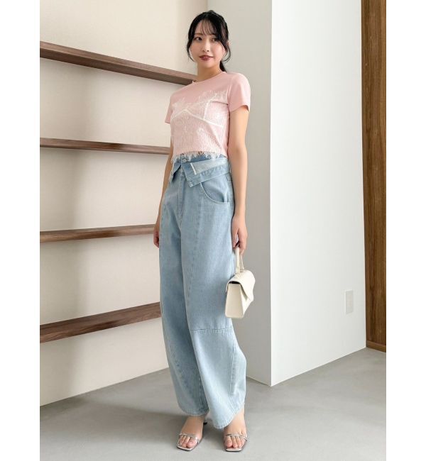 dazzlin「レースキャミレイヤードTシャツ」|Tシャツ・カットソー|