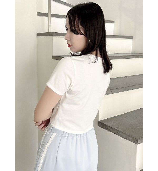 dazzlin「レースキャミレイヤードTシャツ」|Tシャツ・カットソー|