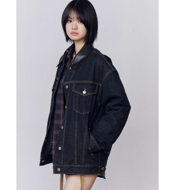 EMODA「ワイドオーバーデニムブルゾン」|ブルゾン・スタジャン|
