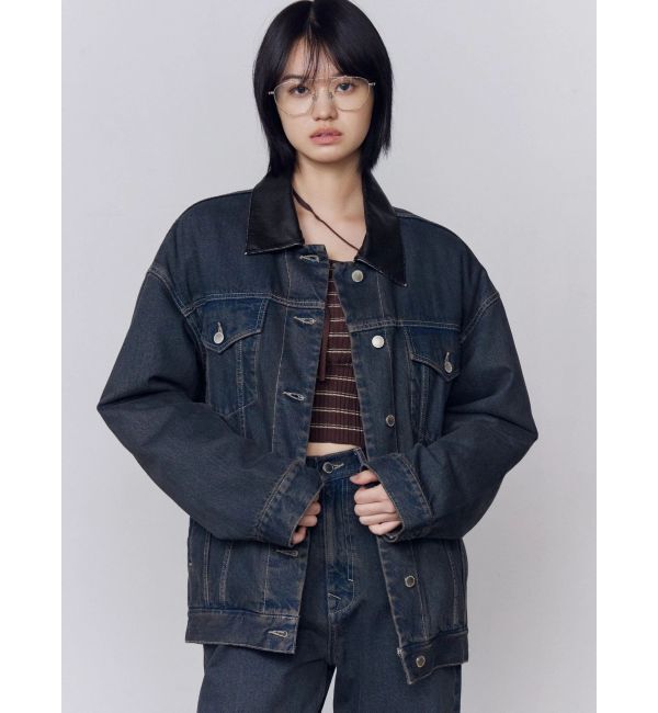 EMODA「ワイドオーバーデニムブルゾン」|ブルゾン・スタジャン|