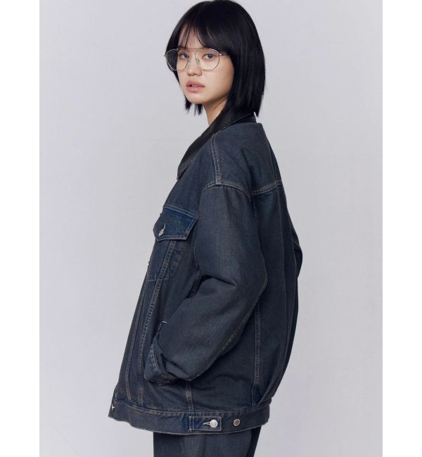 EMODA「ワイドオーバーデニムブルゾン」|ブルゾン・スタジャン|