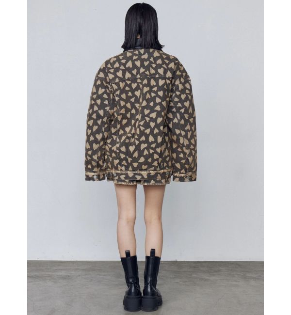 EMODA「ワイドオーバーデニムブルゾン」|ブルゾン・スタジャン|