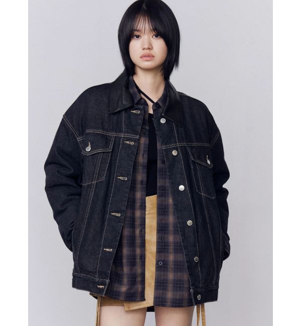 EMODA「ワイドオーバーデニムブルゾン」|ブルゾン・スタジャン|