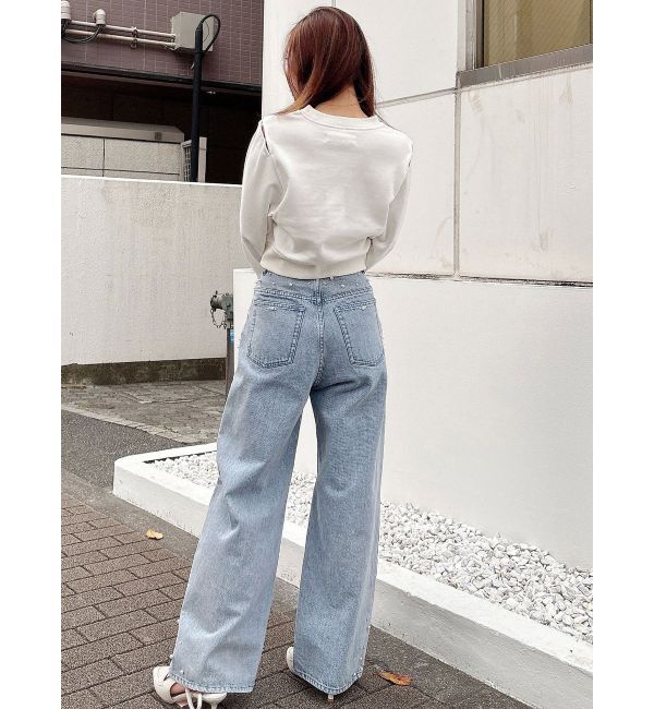 MERCURYDUO「【追加生産】パールデニムパンツ」|デニム|