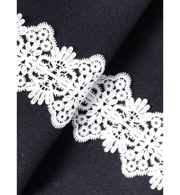 MERCURYDUO「バイカラーレースミニワンピース」|ワンピース|