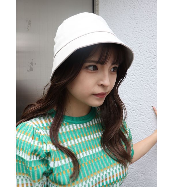 MURUA「コンパクトバケットハット」|ハット|アイボリー