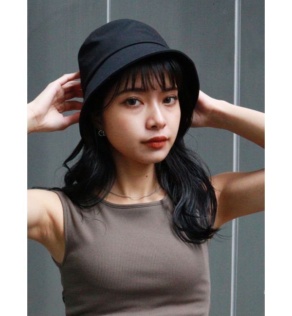 MURUA「コンパクトバケットハット」|ハット|ブラック