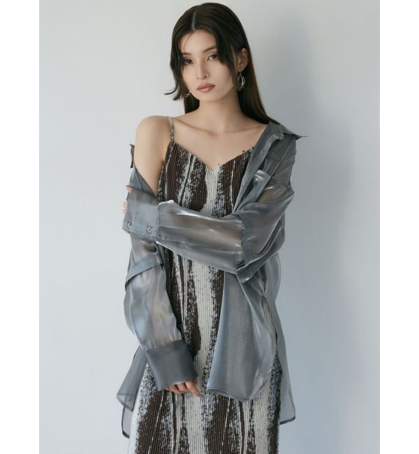 MURUA「2WAYスリーブシアーシャツ」|シャツ・ブラウス|