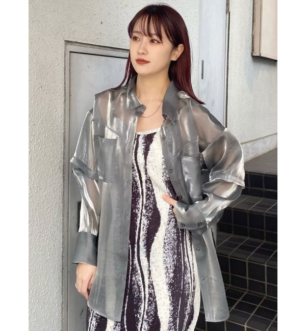 MURUA「2WAYスリーブシアーシャツ」|シャツ・ブラウス|