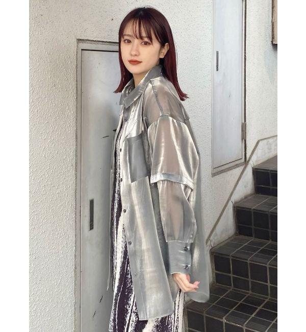 MURUA「2WAYスリーブシアーシャツ」|シャツ・ブラウス|