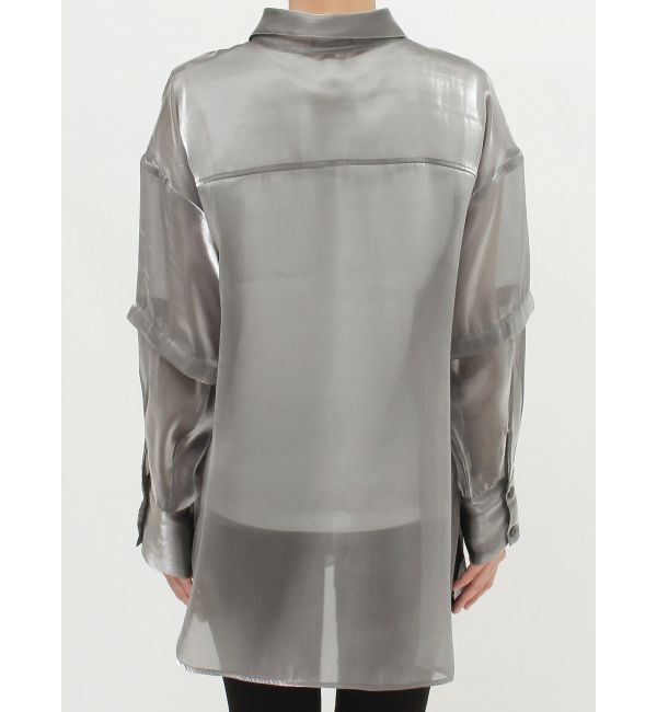 MURUA「2WAYスリーブシアーシャツ」|シャツ・ブラウス|