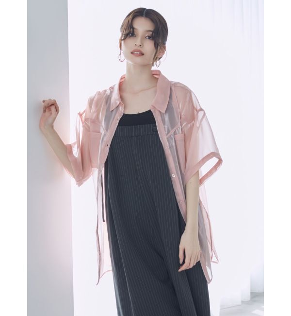 MURUA「2WAYスリーブシアーシャツ」|シャツ・ブラウス|