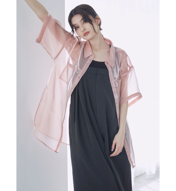 MURUA「2WAYスリーブシアーシャツ」|シャツ・ブラウス|