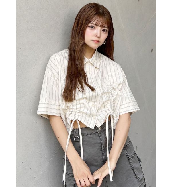 MURUA「バイカラーシャーリングシャツ」|シャツ・ブラウス|