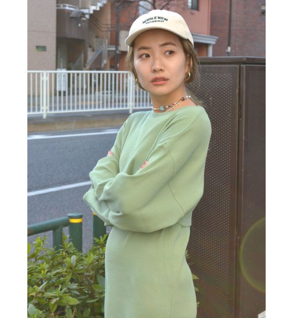 Ungrid「レイヤードテレコキャミワンピース」|ワンピース|