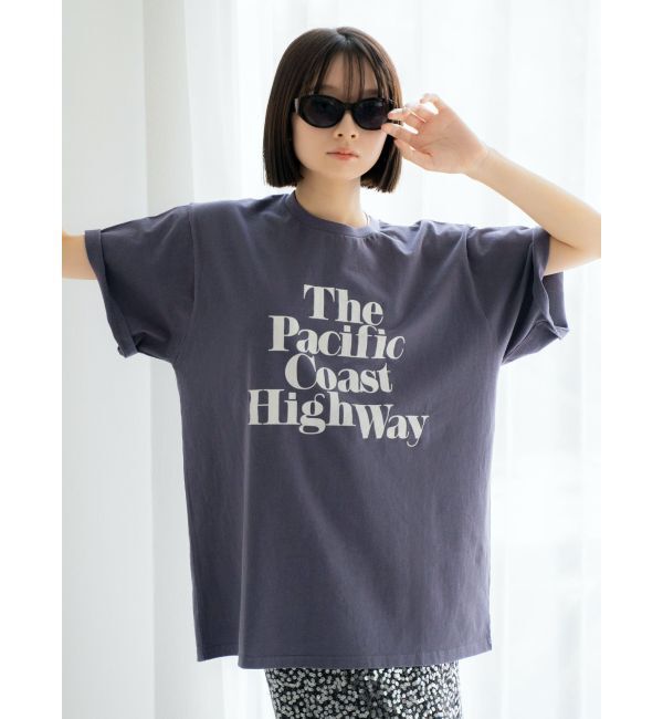 Ungrid「ヴィンテージウォッシュロゴビッグTee」|Tシャツ・カットソー|