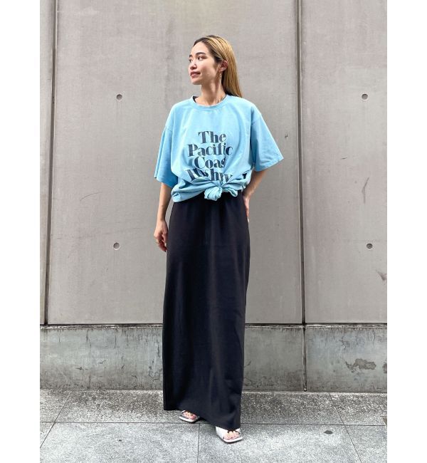 Ungrid「ヴィンテージウォッシュロゴビッグTee」|Tシャツ・カットソー|