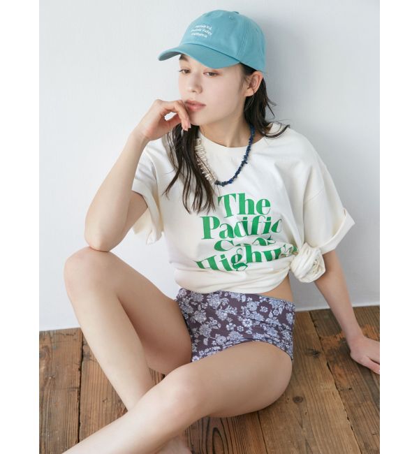 Ungrid「ヴィンテージウォッシュロゴビッグTee」|Tシャツ・カットソー|