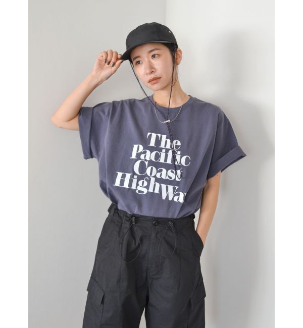 Ungrid「ヴィンテージウォッシュロゴビッグTee」|Tシャツ・カットソー|