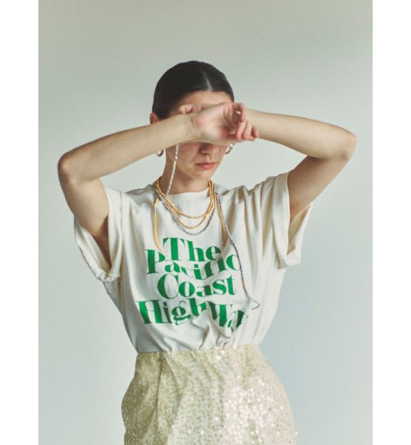 Ungrid「ヴィンテージウォッシュロゴビッグTee」|Tシャツ・カットソー|