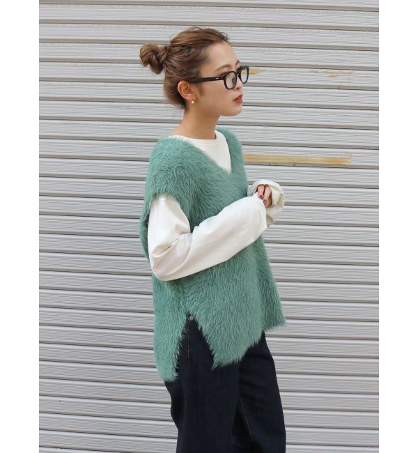 Ungrid「2Wayラメニットベスト」|ニット・セーター|