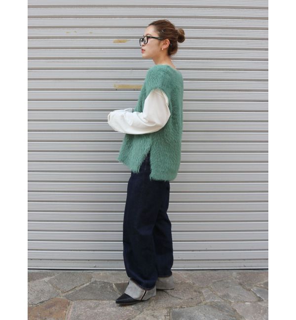 Ungrid「2Wayラメニットベスト」|ニット・セーター|