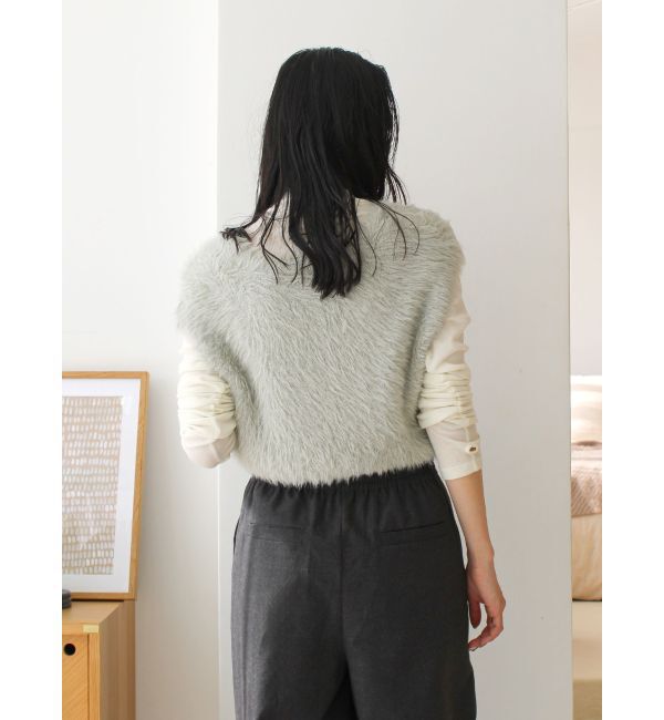 Ungrid「2Wayラメニットベスト」|ニット・セーター|