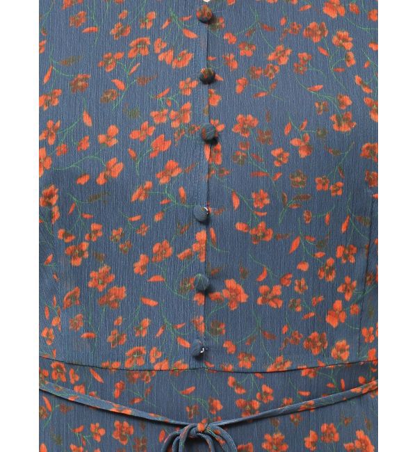 LAGUNAMOON「フラワーパターンVネックワンピース」|ワンピース|