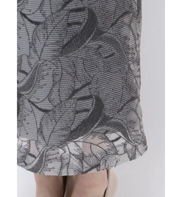 LAGUNAMOON「LADYメッシュエンブロイダリードレス」|ドレス|