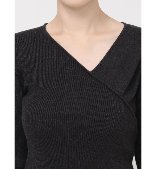 LAGUNAMOON「アシンメトリーニットドッキングワンピース」|ワンピース|