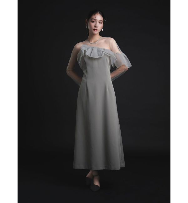 LAGUNAMOON「LADYアシンメトリーフリルドレス」|ドレス|