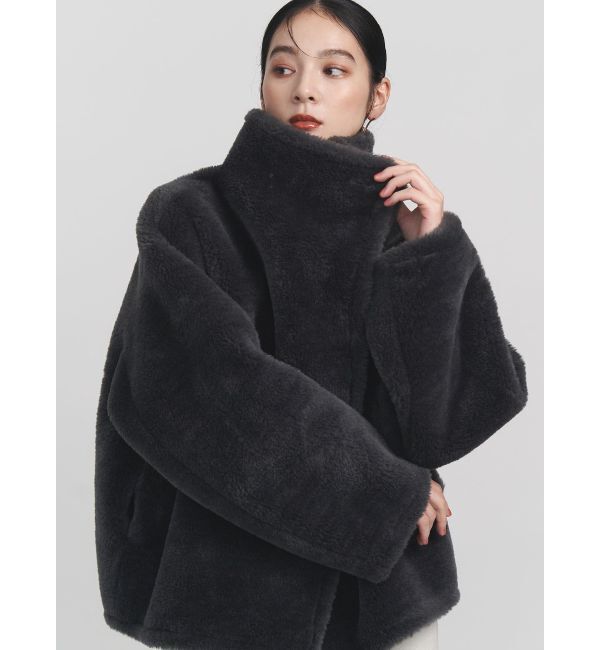 LAGUNAMOON「【REVIVAL】フェイクムートンスタンドカラーコート」|その他|