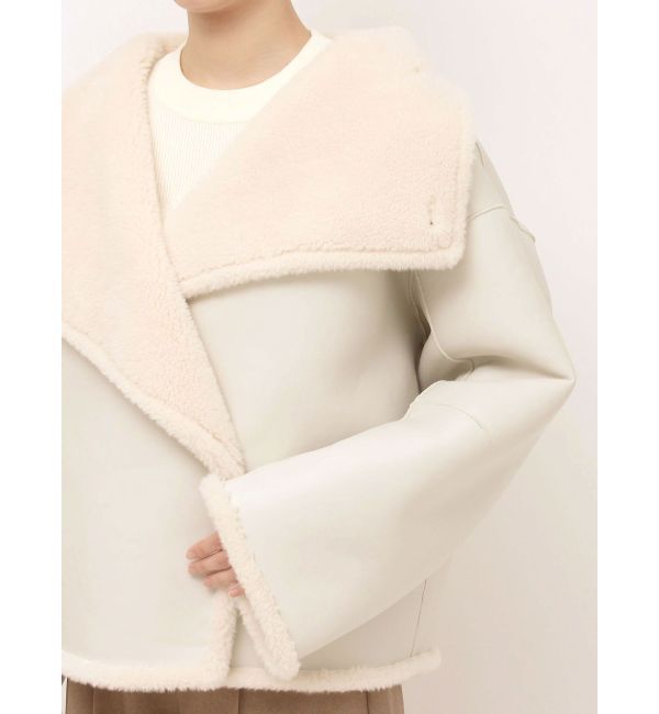 LAGUNAMOON「【REVIVAL】フェイクムートンスタンドカラーコート」|その他|