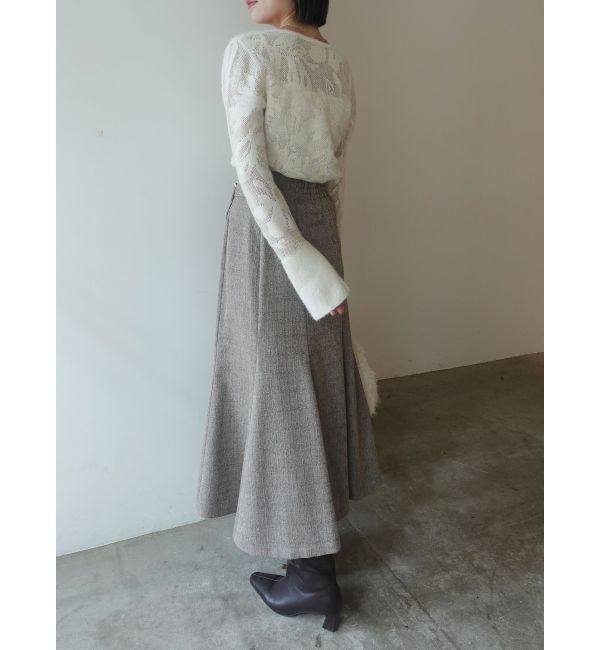 LAGUNAMOON「ヘアリージャガードニットプルオーバー」|ニット・セーター|