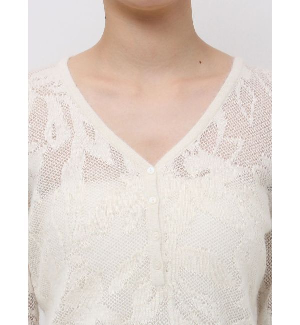 LAGUNAMOON「ヘアリージャガードニットプルオーバー」|ニット・セーター|
