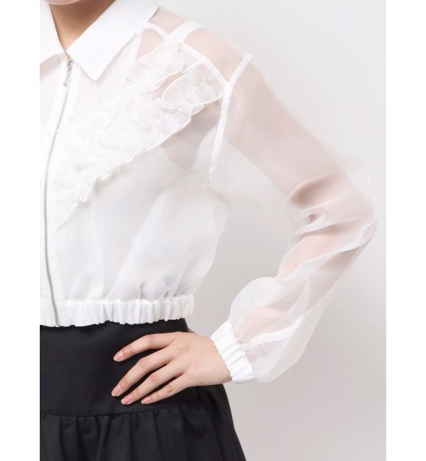 jouetie「フリルシアーブルゾン」|ブルゾン・スタジャン|