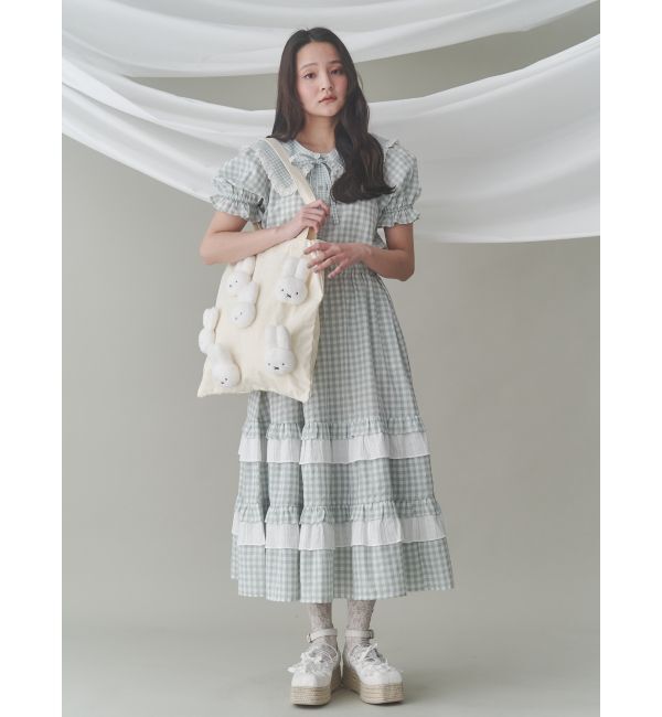 merry jenny「ギンガムリボンブラウス」|シャツ・ブラウス|