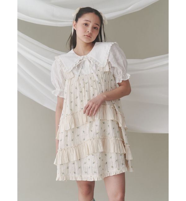 merry jenny「ギンガムリボンブラウス」|シャツ・ブラウス|